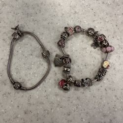Two Pandora Bracelets 