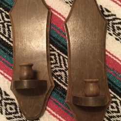 Wooden Candle Holders 