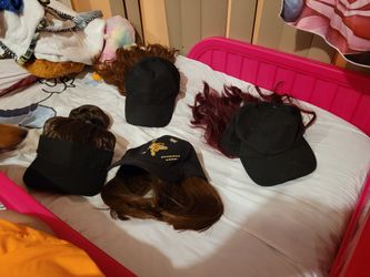 Hair Wigs With Caps Attach Different Styles $7 Each