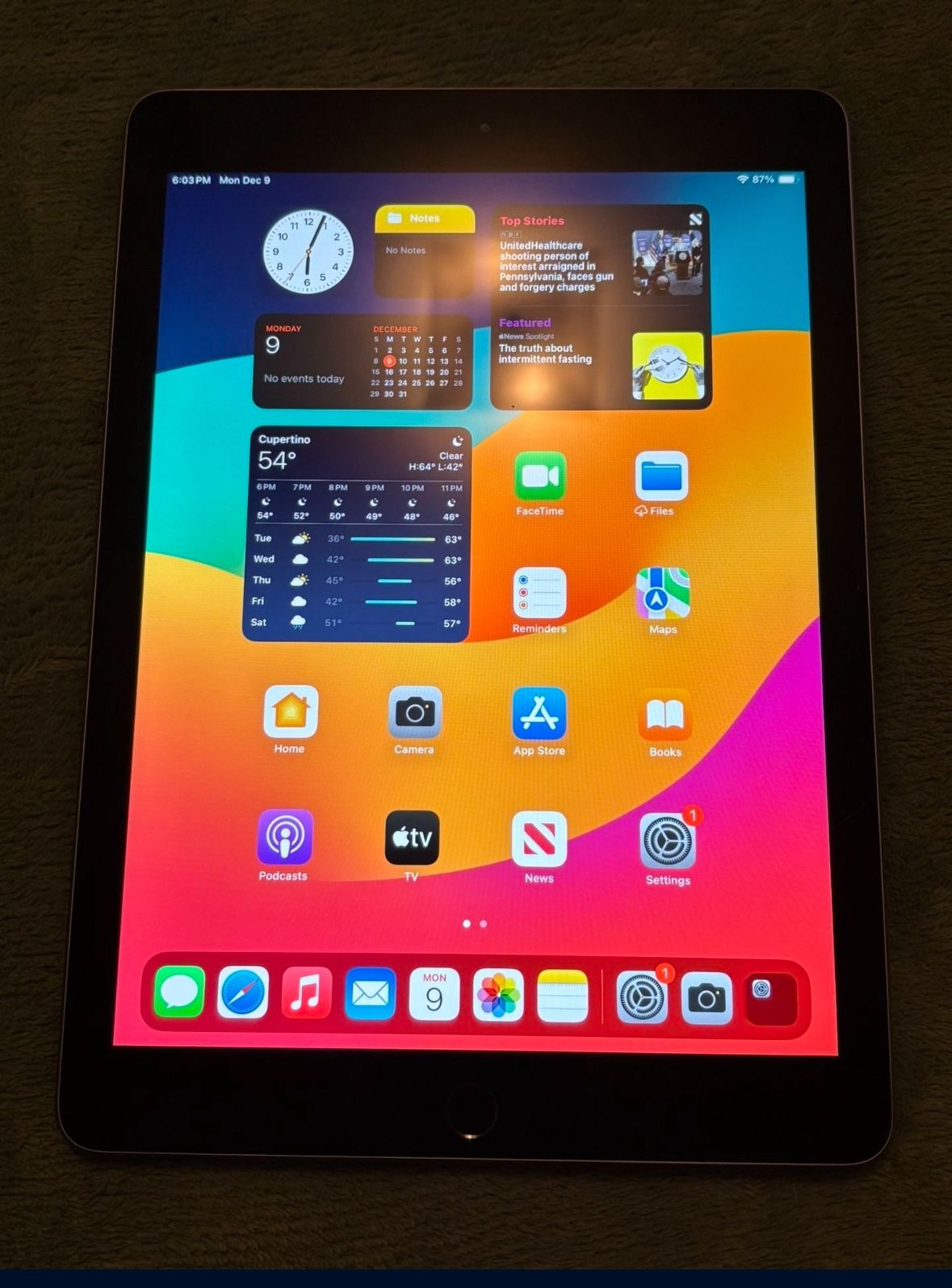 iPad 6th Generation 32gb
