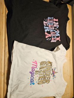 2 Kindergarten Tee Shirts