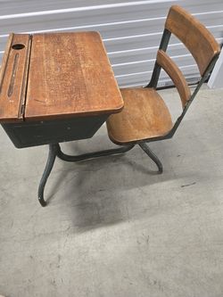 Antique School Desk