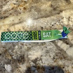 1 SATURDAY Cove Ticket 
