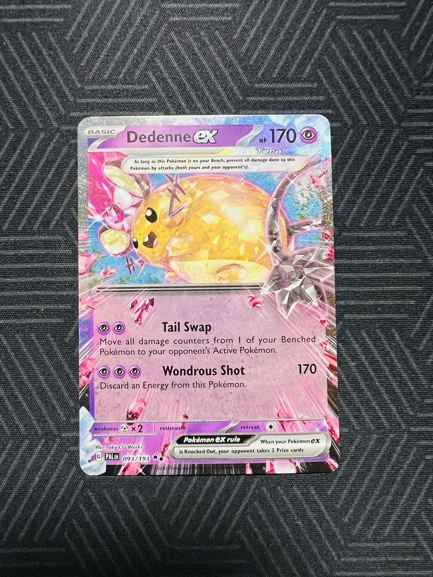 Pokemon TCG - Paldea Evolved - Dedenne EX - 093/193- NM/M