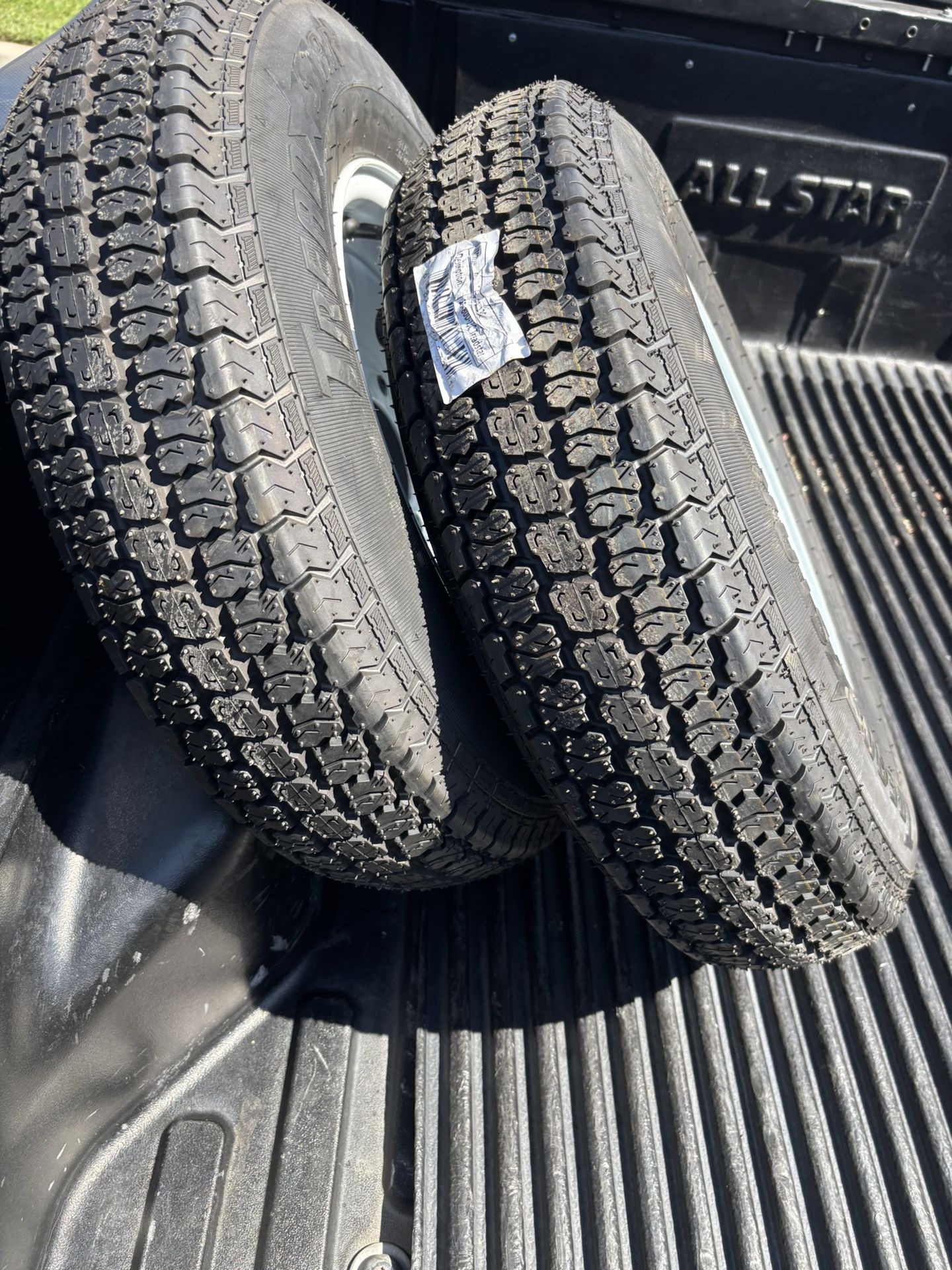 2 Trailer Tires And Rims 175x80-13 $160 