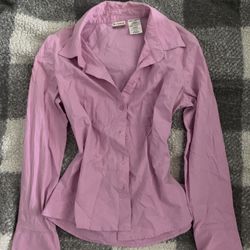 Esprit button-down blouse in blush pink