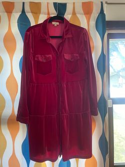 Pink Velvet Dress