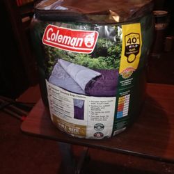 Coleman Thermolock Sleeping Bag Brand New Fits Up To 5'11 33× 75" Cumulus Sleeping Bag