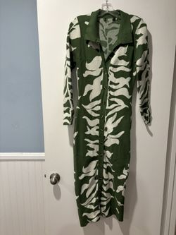 Soraya Knit Button Front Long Sleeve Maxi Dress