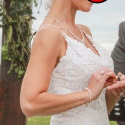 Fashion Rose Gold Jewlery Set Necklace Bracelet Earrings & Hairpiece