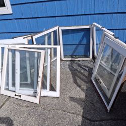 12 Wood Windows 28x30