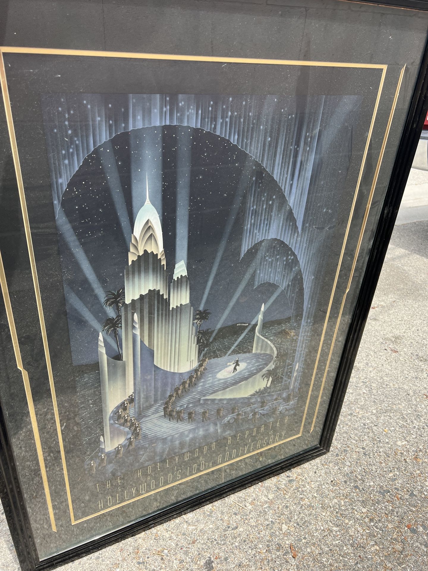 Robert Hoppe Hollywood Reporter Hollywood 100th Anniversary Original Poster 1987