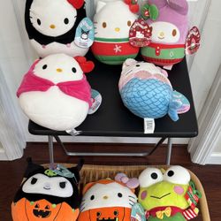 NEW with TAGS Hello Kitty and Friends Plush some Squishmallows $8 each 
