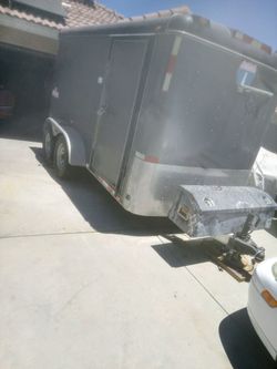 DoubleAxel enclosed trailer