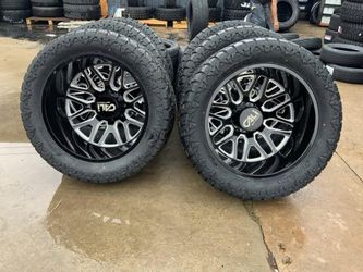 22" gloss balck mileed rims tires we offer 120 days payment option