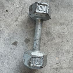 SINGLE 10 LBS DUMBBELL