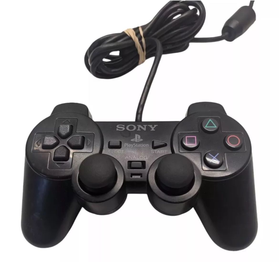 Sony PlayStation 2 PS2 DualShock Analog Controller - Black *Very Good Condition*