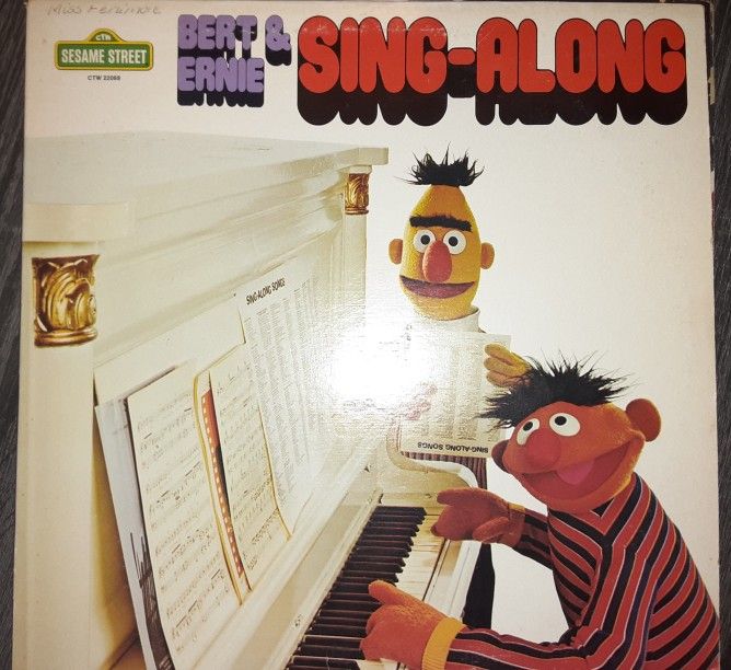 Original Vinyl LP Record Album Sesame Street Bert & Ernie Sing A Long