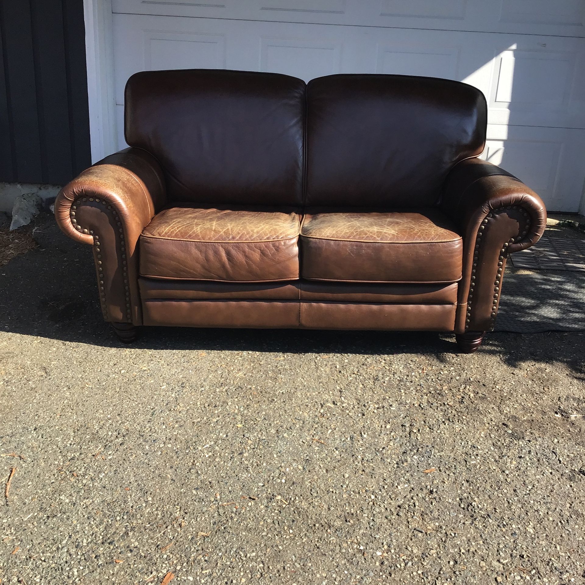 Quality leather Loveseat/sofa/couch