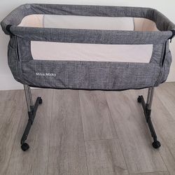 mika micky rolling baby bassinet crib bed