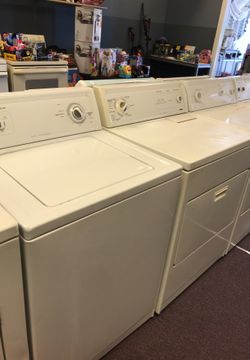 washer and dryer