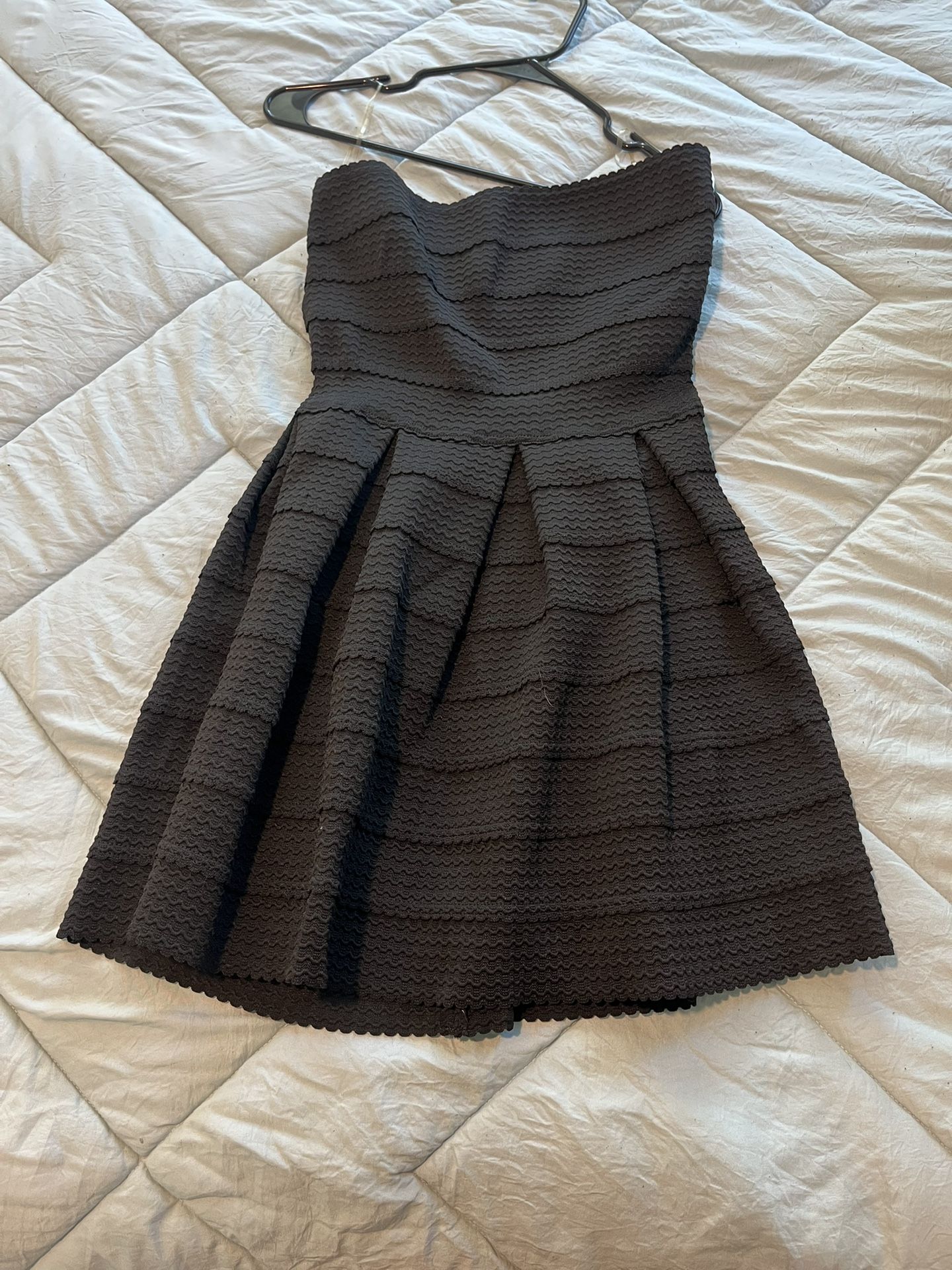 Black Strapless Dress