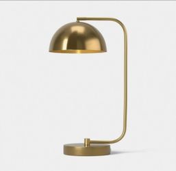 Modern gold metal table lamp