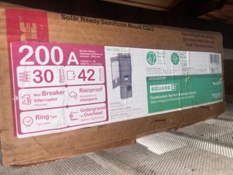 Square d panel 200amp 30-42 ring type