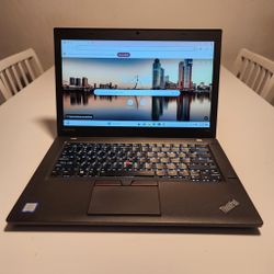 Lenovo ThinkPad T460 14" Laptop Computer Touchscreen  intel Core i5-6200U @2.30GHz  10GB RAM  240GB SSD  Windows 11, Microsoft Office installed.  Noth