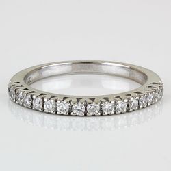 14K White Gold Half Carat Diamond Wedding
