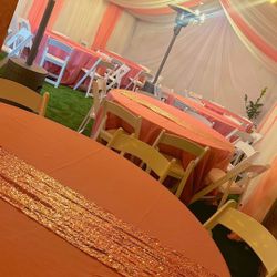 Outdoor Heater/ Draped Tents 