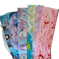Set of 10 different pattern wraps for nails, cups, and crafting.1.5"x20".