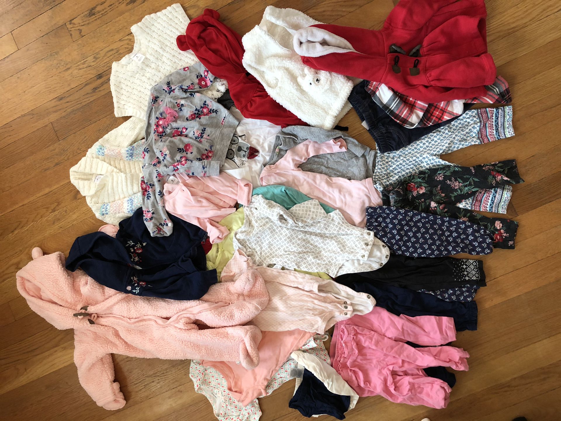 6 month baby girl Carters lot