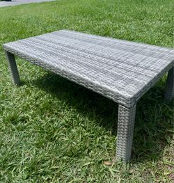 Large Wicker Table for Sale – 46” × 26” × 16”