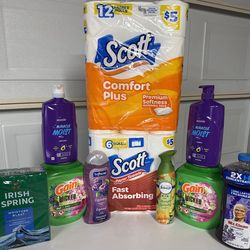 Gain laundry and toiletry bundle