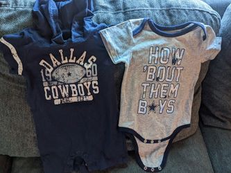 Dallas Cowboys Set Baby Onesie Romper
