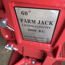 60” 3000 Pound Farm Jack