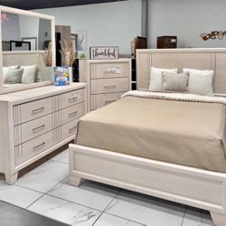 New 4pc Bedroom Set In Box 📦buy Now Pay Later $39 Down No Credit Needed 