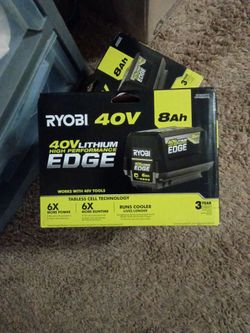 Ryobi 40v edge
