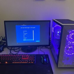 1080P Gaming | I3 10100 | RTX 2060 | 16GB DDR4 T-force RGB | 240GB SSD | 1TB HDD