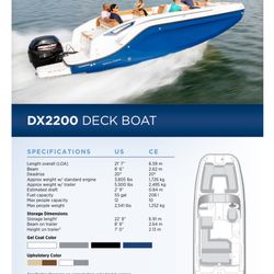 2022 Bayliner DX2200