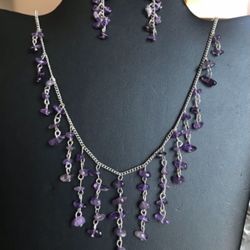 🎅XMAS 🎁GIFTS HANDMADE By Marele22 Quartz Amethyst Choker Set Necklaces $25 Any Set 🎈