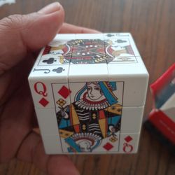 rubix cube , queen jack kings