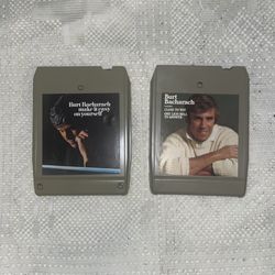 Burt Bacharach 8-track Carts
