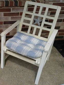 Solid wooden lawn chairs