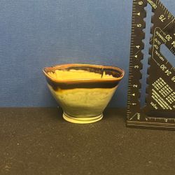 3 Yellow Sea Tea Ceremony Bowls