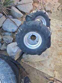 3- Douglas wheel with paddle tires. ATC 4 Lug