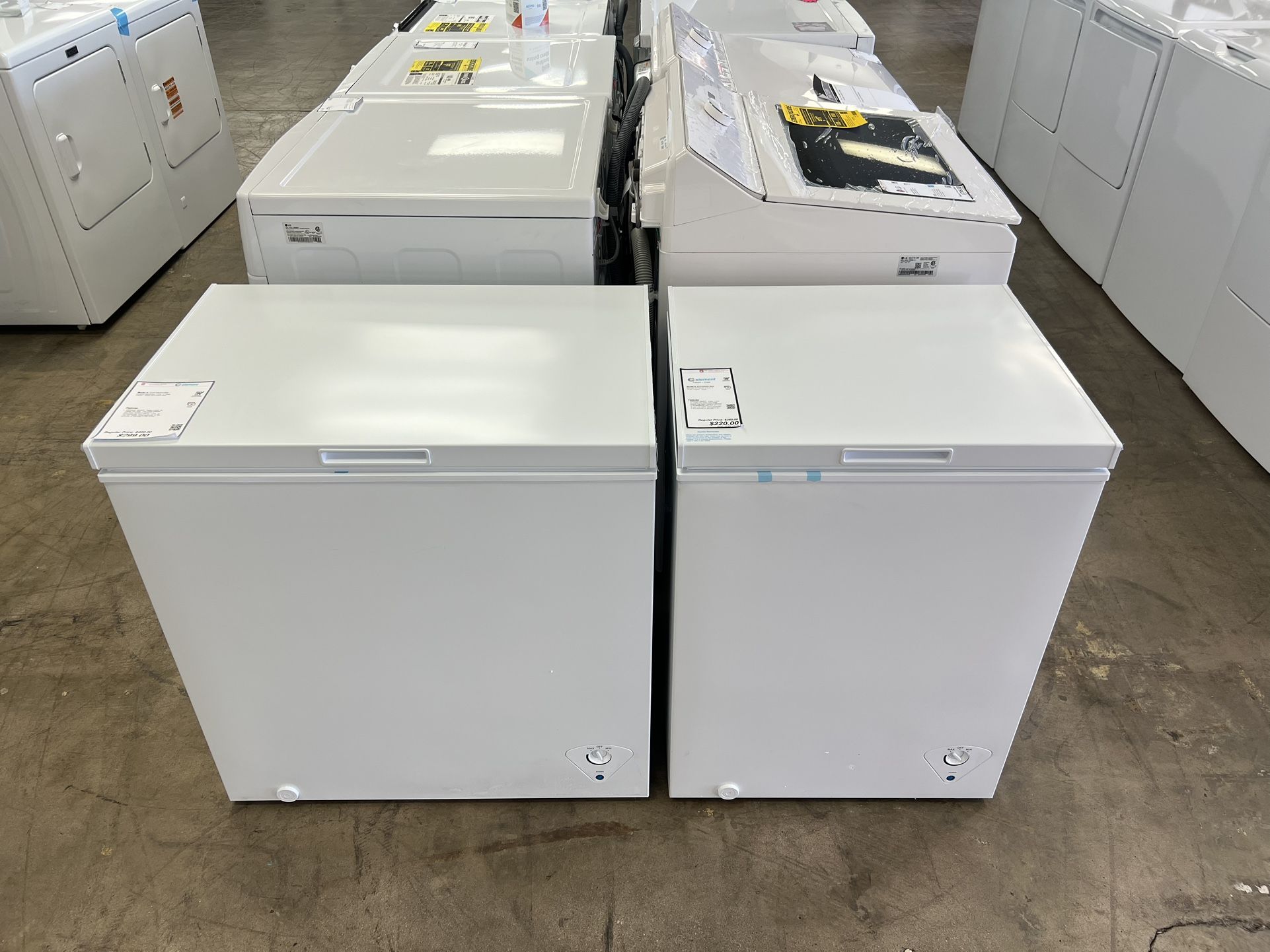 Chest Freezers 5 cu.ft. & 7 cu.ft. STARTING at $220 - 🔥NEW INVENTORY🔥