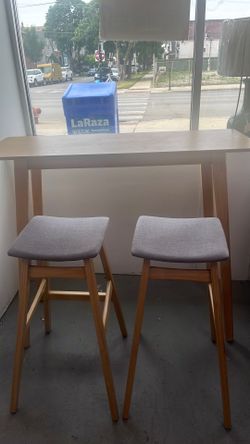 Table and 2- stools