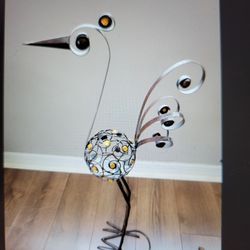 Metal Bird Sculpture 
